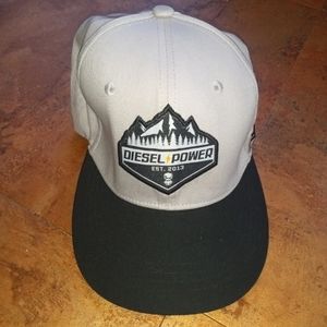 Diesel power grey and black hat